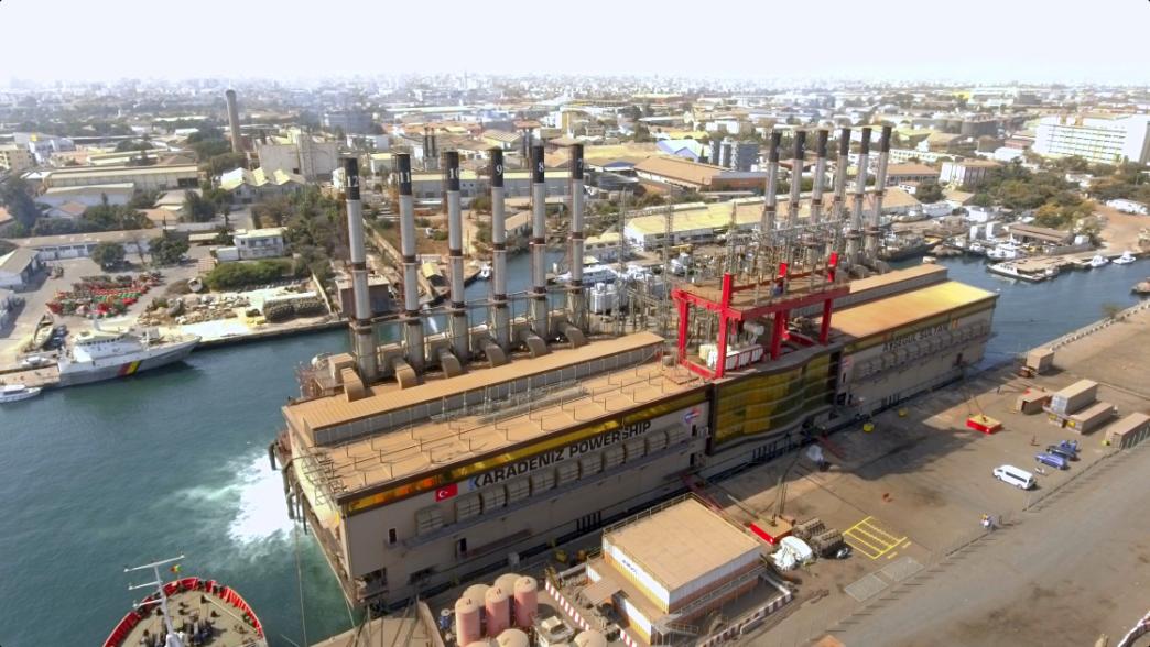 Karadeniz Powership power plant in Senegal 