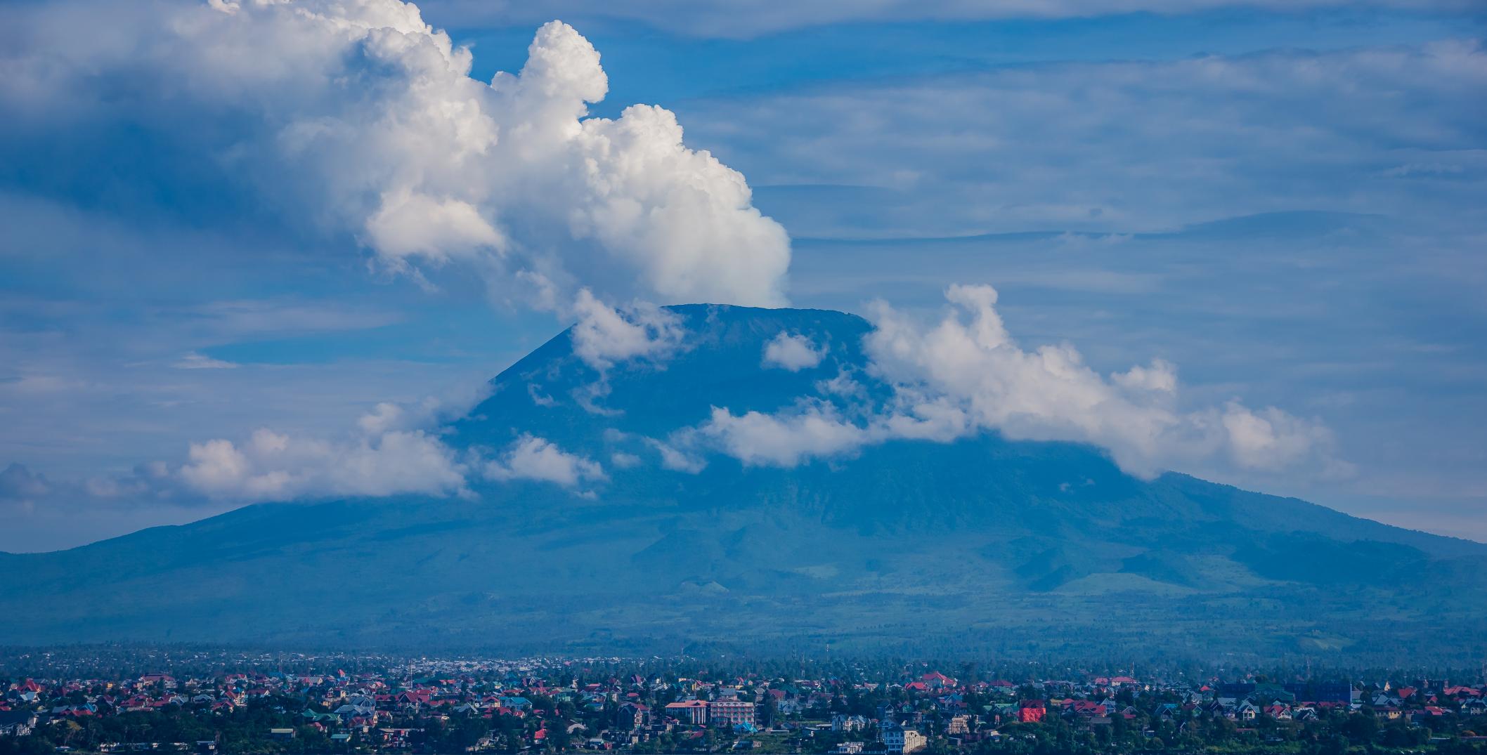 Goma, Mount Nyiragongo volcano, Democratic Republic Congo