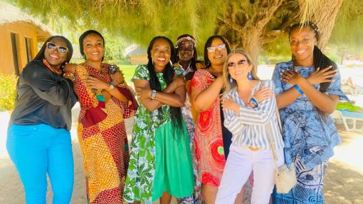 NRGI staff colleagues on the retreat in Senegal