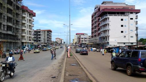 Conakry road view, Guinea