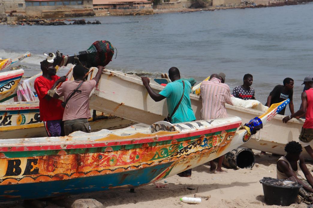Fishing community in Dakar