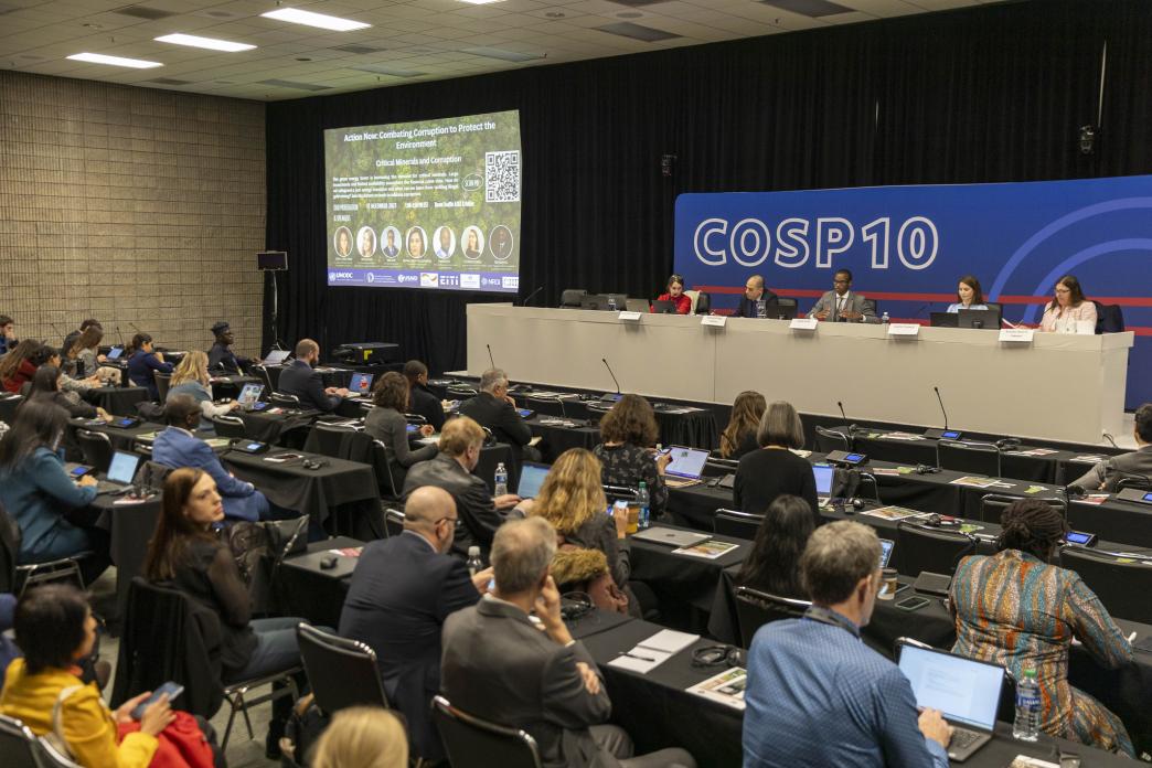 Special events during CoSP10 13 December 2023: Special event Action Now: Combating Corruption to Protect the Environment